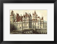 Framed Petite French Chateaux VII