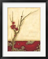 Crimson Branch II Framed Print