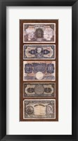 Framed Foreign Currency Panel II