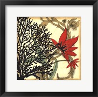 Framed Coral Tapestry III