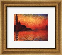 Framed San Giorgio Maggiore at Twilight (Dusk in Venice), c.1908