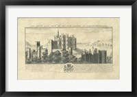 Framed Vintage Alnwick Castle