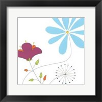 Playful Blooms II Framed Print