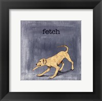 Fetch Framed Print