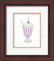 Framed 'Ice Cream Parlor II' border=