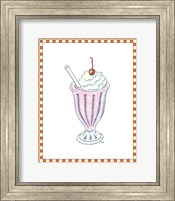 Framed 'Ice Cream Parlor II' border=