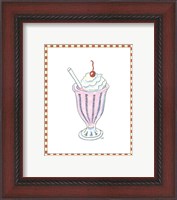 Framed 'Ice Cream Parlor II' border=