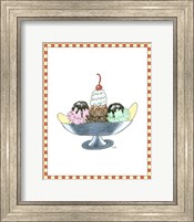 Framed 'Ice Cream Parlor IV' border=