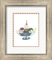 Framed 'Ice Cream Parlor IV' border=