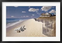 Framed Beach House View