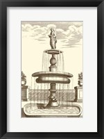 Framed Courtyard Fountain II