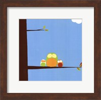 Framed Tree-top Owls III