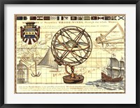 Framed Nautical Map I