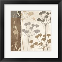 Framed Flowers & Ferns I