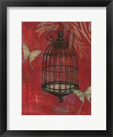 Framed Asian Bird Cage I