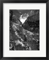 Framed Mountain Waterfall I