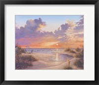 Framed Paradise Sunset