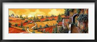 Bassa Toscana Framed Print