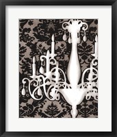 Framed Patterned Chandelier I