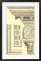 Corinthian Detail VI Framed Print