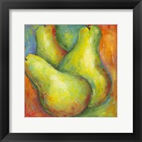 Framed Abstract Fruits I