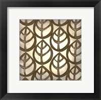 Classical Leaves III Framed Print