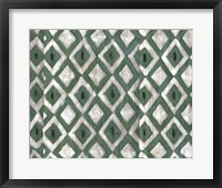 Silk Road Ikat I Framed Print