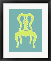 Graphic Chair II Framed Print