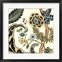 Jacobean Tile I Framed Print