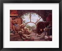 Bears In The Attic Framed Print