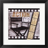 Action Framed Print