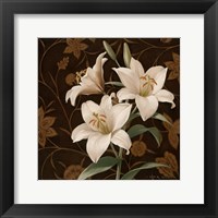 Flores Elegante IV Framed Print