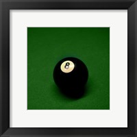 Framed 8 Ball on Green