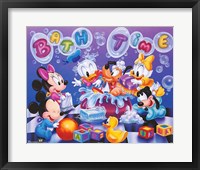 Framed Disney Babies: Bath Time