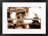 Framed Steam (Sepia)