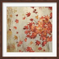 Framed Crimson Foliage