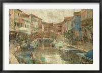 Burano Canal I Framed Print
