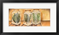 Spice Jars I Framed Print