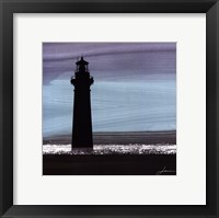 Dusky Sea I Framed Print