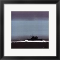 Dusky Sea III Framed Print