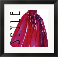 Fashion Style Framed Print