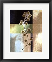 Brushed Metro Stems IV Framed Print