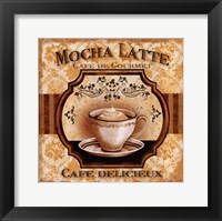 Framed Mocha Latte