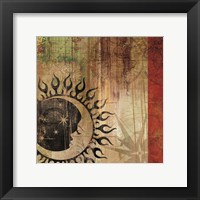 Framed Sun And Moon I