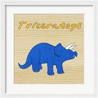 Framed 'Triceratops' border=