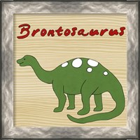 Framed 'Brontosaurus' border=