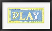 Play Framed Print