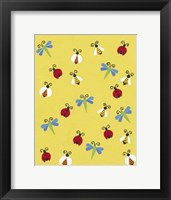 Framed Busy Bees