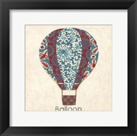 Patchwork Transportation IV Framed Print