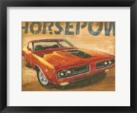 Framed Vintage Muscle I